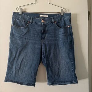 Men's Blue Denim Shorts